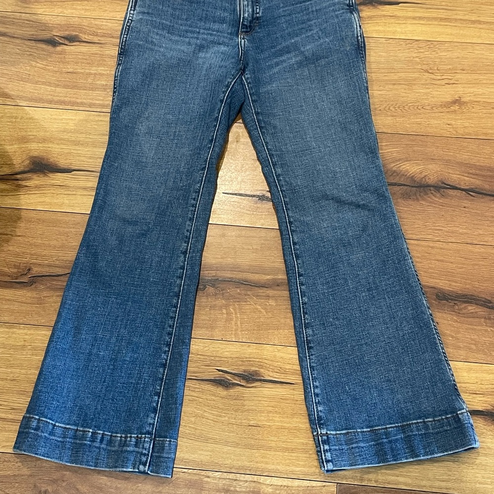 Wrangler Blue Flare Wide Leg Jeans